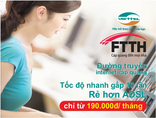 Lắp mạng viettel Thuận an Bình Dương Khuyến Mãi Tháng 10/2015