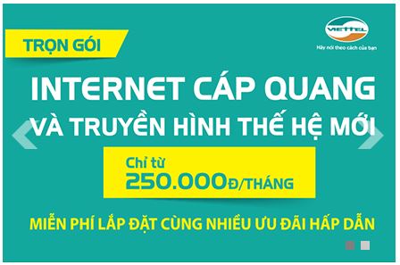 Viettel dầu tiếng khuyến mãi lắp mạng internet wifi